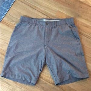 Men Under Armor Golf Short Heather Gray Size 36